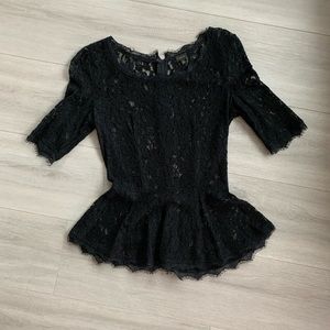 Aritzia Barret Blouse - peplum style
